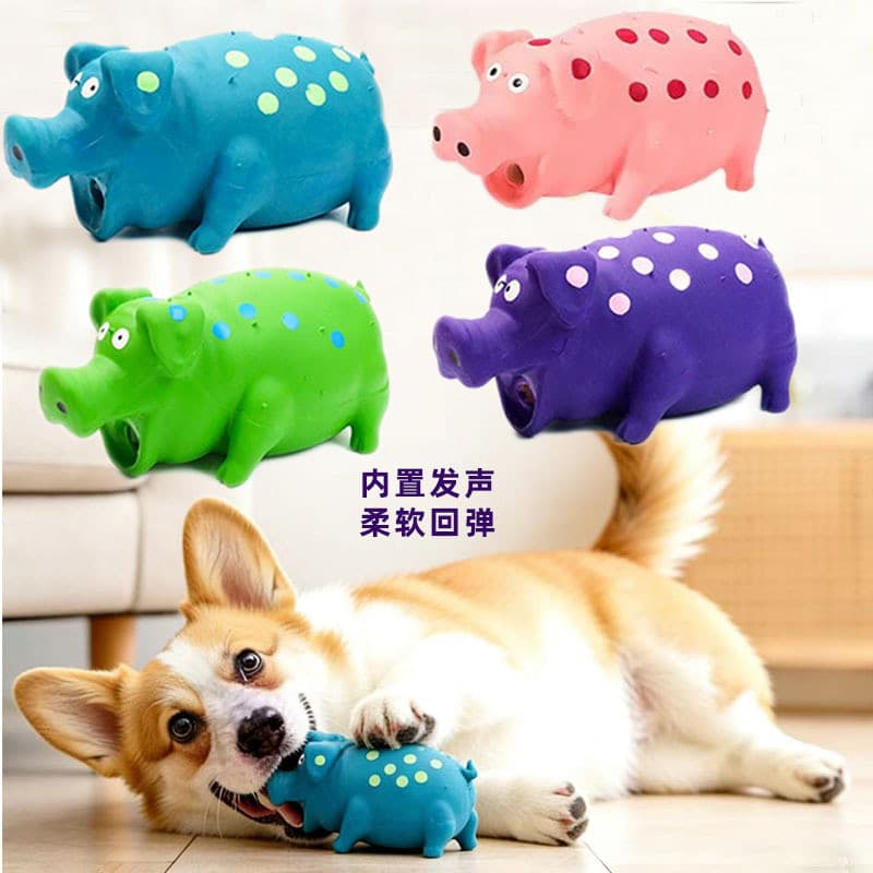 Brinquedo para cachorro de estimação sozinho, alívio do tédio, resistente à mordida, Molar, Corgi, filhote de cachorro, 
