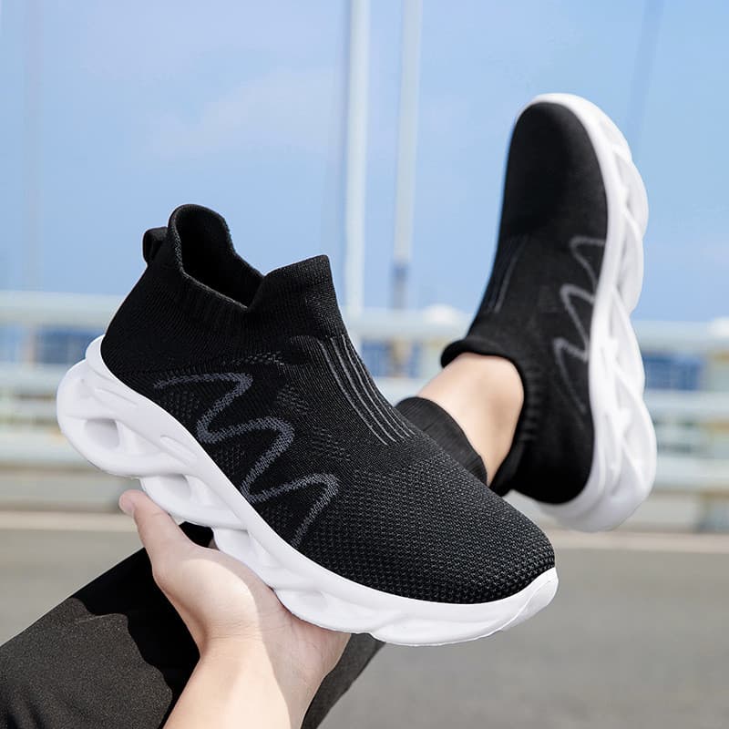 Novos tênis casuais e modernos, respiráveis, para corrida, modelo para casais, tênis esportivos e casuais.