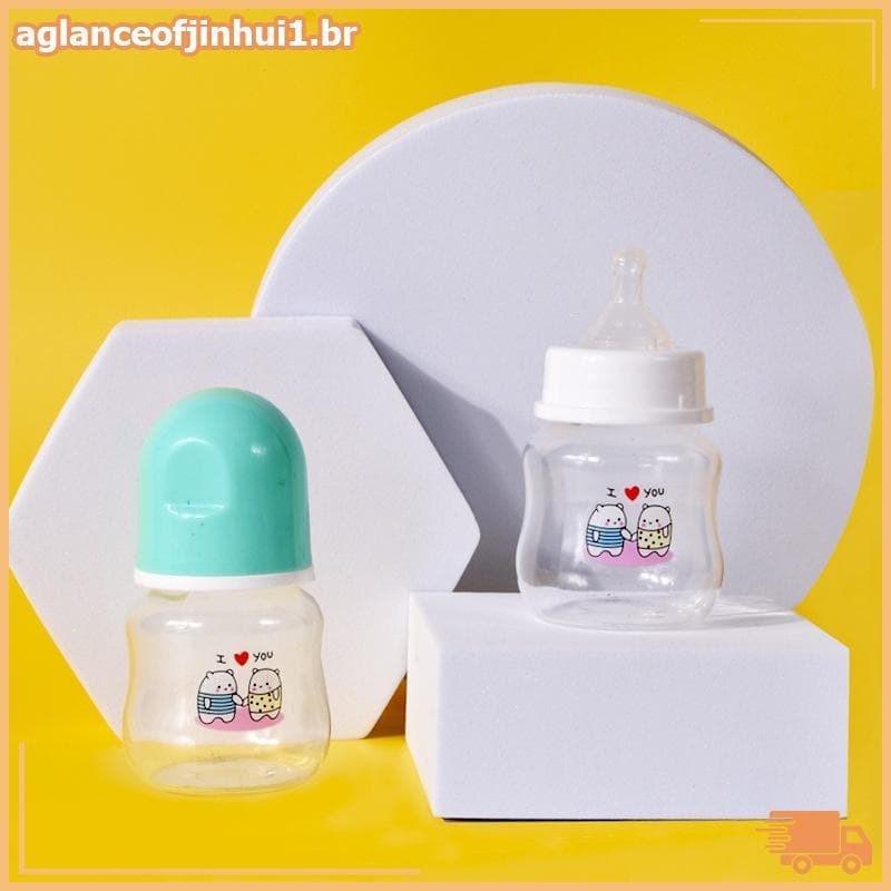 [AGBR] Mini Mamadeira Para Bebês 50ML Recém-Nascidos Seguros Crianças Nascidas Alimentador De Cuidados De Enfermagem Suc