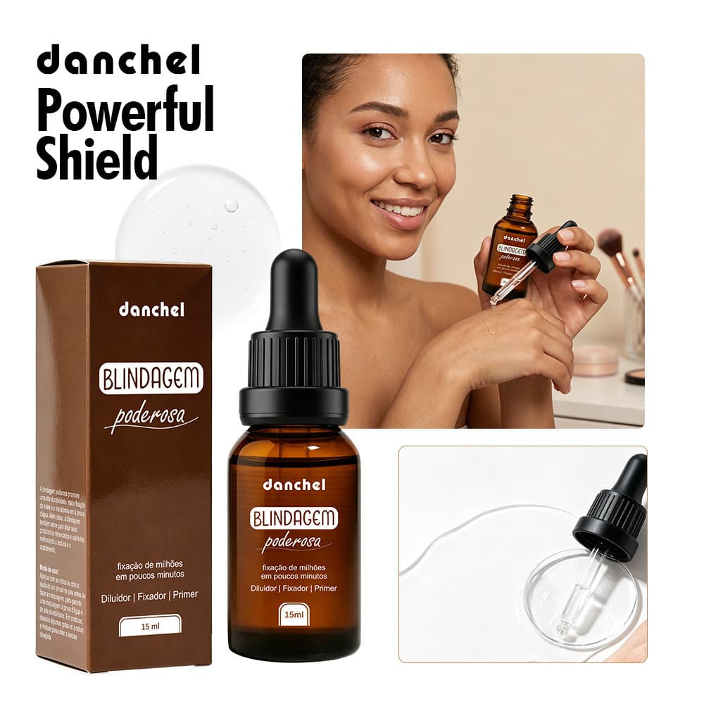 DANCHEL Primer de Maquiagem Multiuso, Base Líquida Leve, Cosmético de Maquiagem Facial 3 em 1