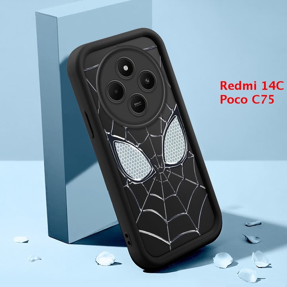 Capinha Para Xiaomi Redmi 14C Poco C75 A4 5G Case Normal Capa De Celular Preto Macio Silicone 5115 TYB