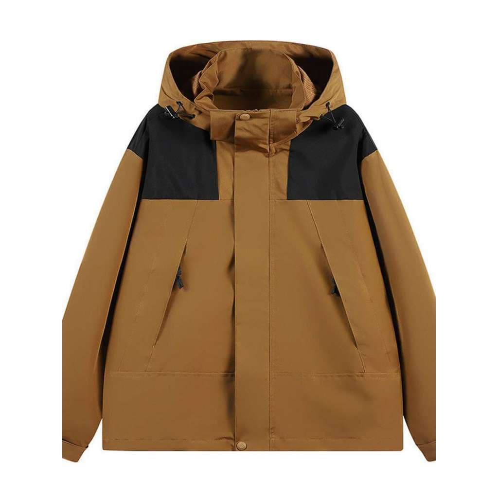 Jaqueta esportiva masculina primavera nova jaqueta Casual masculina primavera tendência impermeável jaqueta ao ar livre 