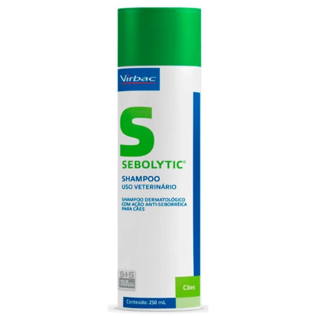Shampoo Sebolytic Contra Seborréia Oleosa Para Cães 250ml