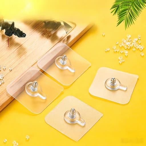 30 Pecas 8Mm Gancho De Parede Adesivo Multiuso Para Pendurar Quadros UtensíLios De Cozinha Banheiros
