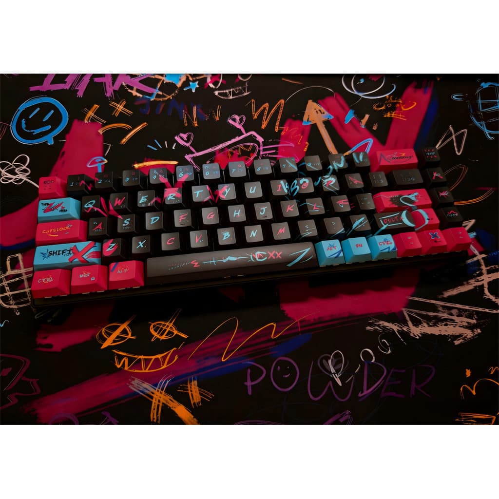Teclado Mecânico Gamer 60% Sem Fio Rgb Switch Vermelho Hotswap Abnt2 Usb Jogos Português Brasil