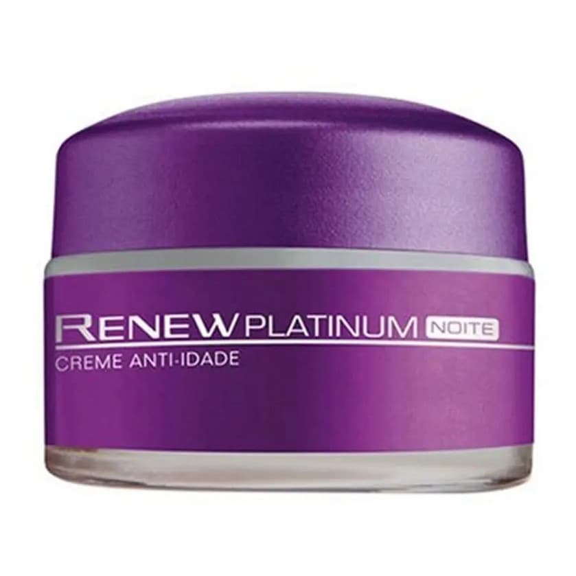 Renew Platinum Noite Creme Facial Anti Idade Avon 15g