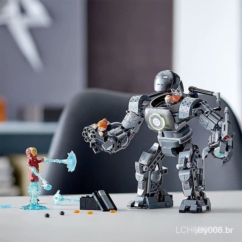Novo produto em estoque compatível com Lego 76190 Iron Overlord Chaos Iron Man MK1 Avengers, super bloco de montar. SEXA