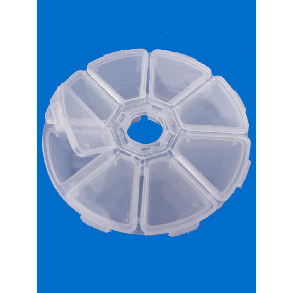 Caixa de broca Caixa de broca de plástico Caixa de broca transparente de de 8 Grade de con
