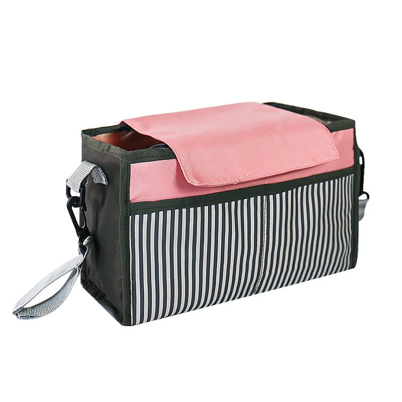 Bolsa para carrinho de bebê, bolsa para carrinho de bebê, cuidados com o bebê, armazenamento de fraldas, bolsa leve de g