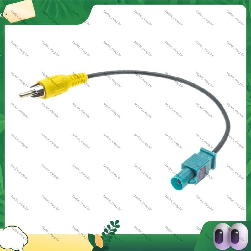 [Venda Quente T] Para-Cabo Adaptador De Câmera De Visão Traseira Fakra Conector Linha De Ré Fio De Conversão Do Carro