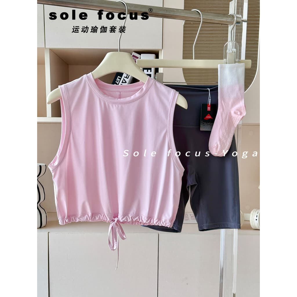 Correndo terno esportivo feminino respirável de secagem rápida roupas de Fitness Pilates belas roupas de treinamento ven