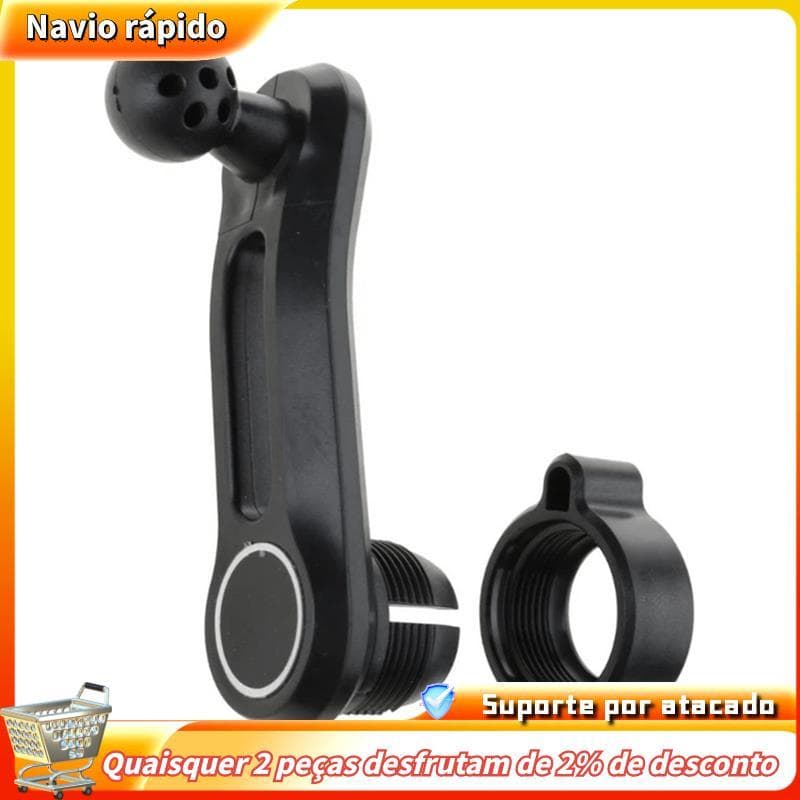 Extensão De Junta Redonda De 17mm , Extensor Fêmea Para Macho , Haste Giratória Saída De Ar Do Carro , Suporte De Telefo