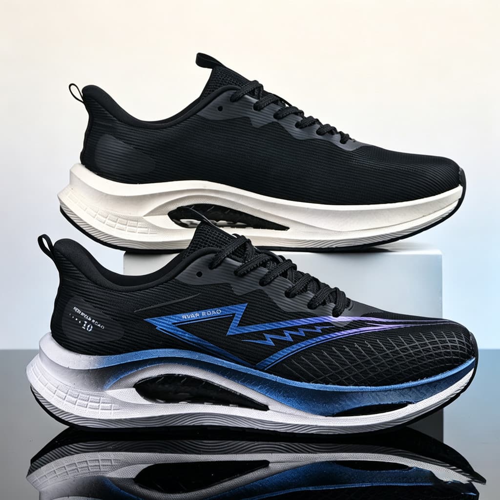 Tênis de corrida placa de carbono tênis de corrida masculino Ultra-leve absorção de choque Chunta sapatos esportivos