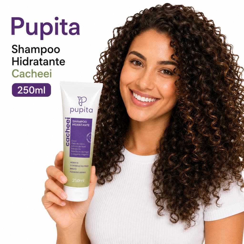 Pupita - Shampoo Hidratante Cacheei 250ml