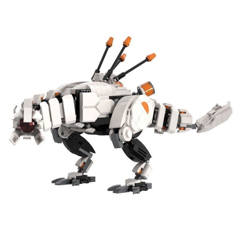 Blocos de construção MOC compatíveis com o LEGO 62755 Little Thunder Fangs, conjunto de blocos de montar, brinquedo de c