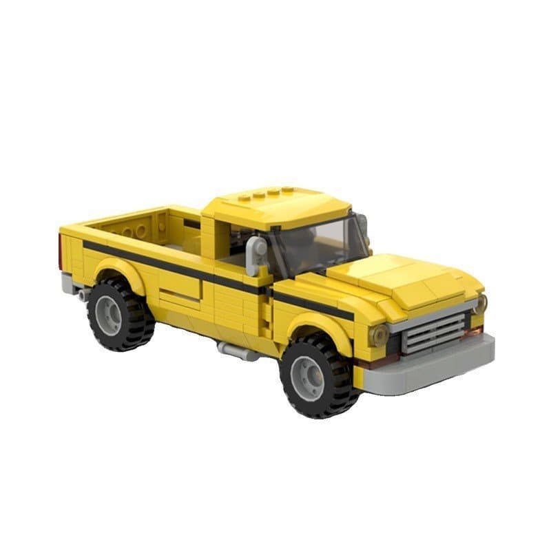 MOC-52779 é compatível com o brinquedo educativo de blocos de montar LEGO 1978 Ford F-250, um presente para meninos.