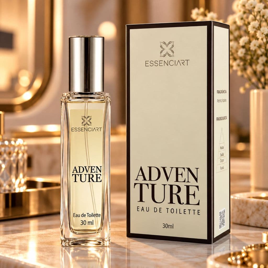 Perfume Masculino Adventure Essenciart 30ml EDT Importado