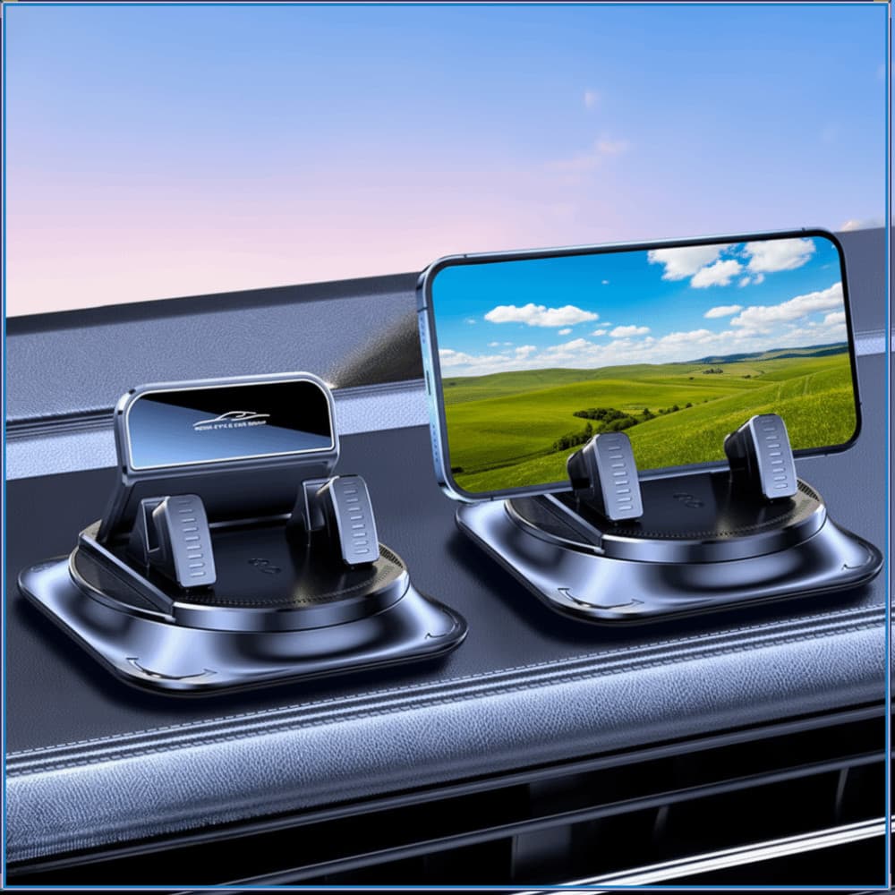 Suporte Para Telefone Carro , Antiderrapante 360 ° De Celular Com Rotação , Painel De Navegação