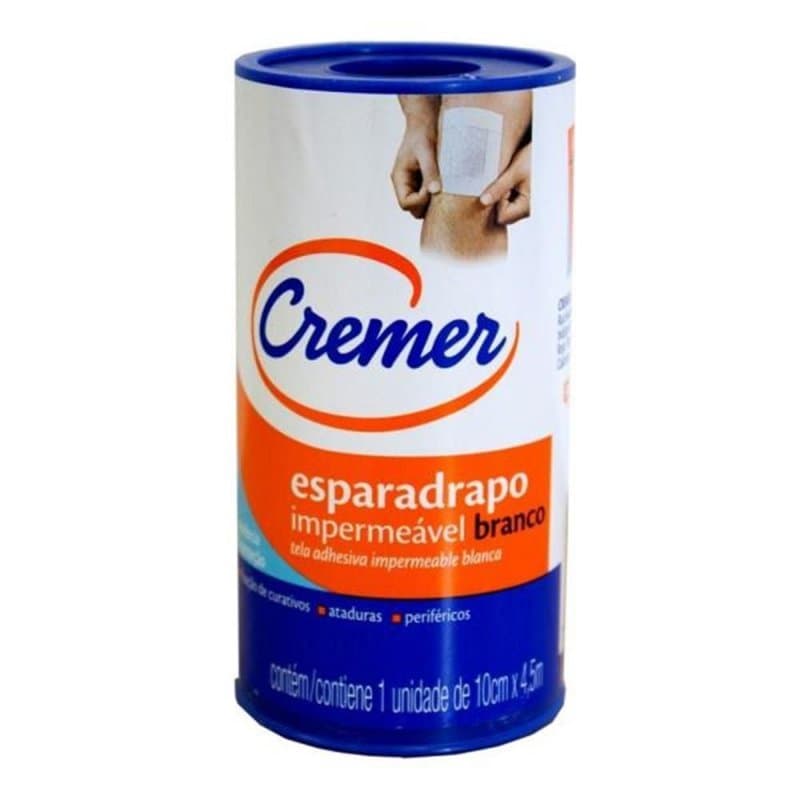 Kit Esparadrapo 10Cm X 4,5M C/ Capa Kit c/ 5 unidades - Cremer