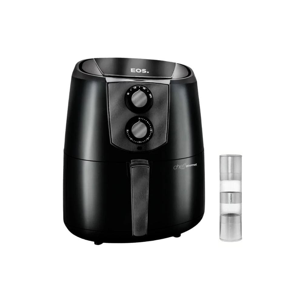 Fritadeira Sem Óleo Air Fryer Toutch EAF42T 127v Eos Com Moedor Sal e Pimenta Duplo Tramontina