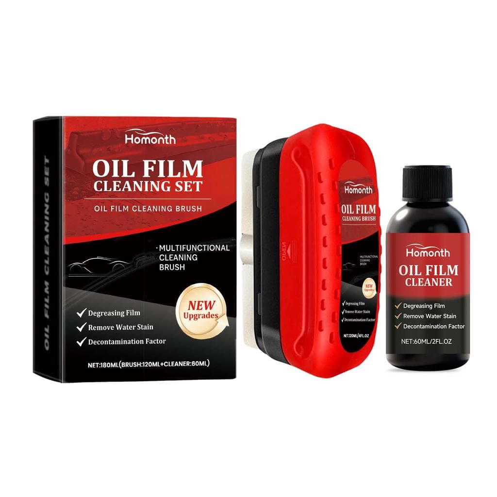 Homês kit de limpeza de filme de óleo pára-brisa do carro janela espelho retrovisor diário conveniente kit de limpeza