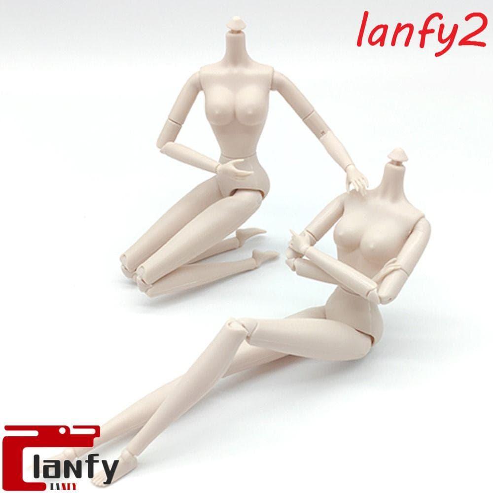 LANFY Bonecas BJD Nuas Articuladas , 28 Articulações , Boneca Sólida , Pele Branca , Brinquedos De Nude Super Modelo De 
