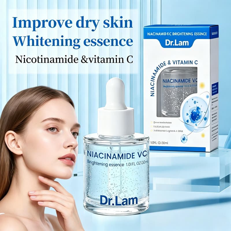 Essência Iluminadora De Vitamina C De 30ml , Soro Facial Antienvelhecimento Para Clarear A Pele E Bloquear Umidade
