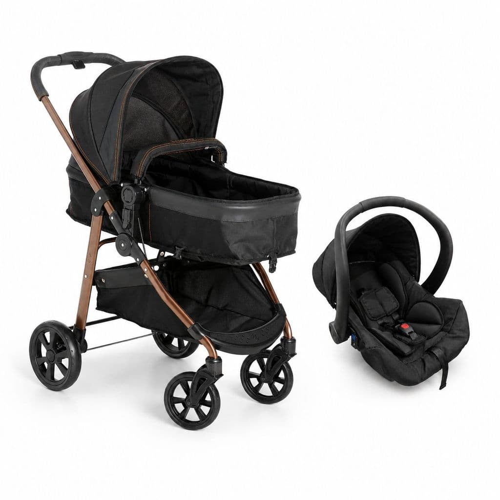Kit Carrinho Extreme Must Bebê Conforto Cocoon Travel System Moisés