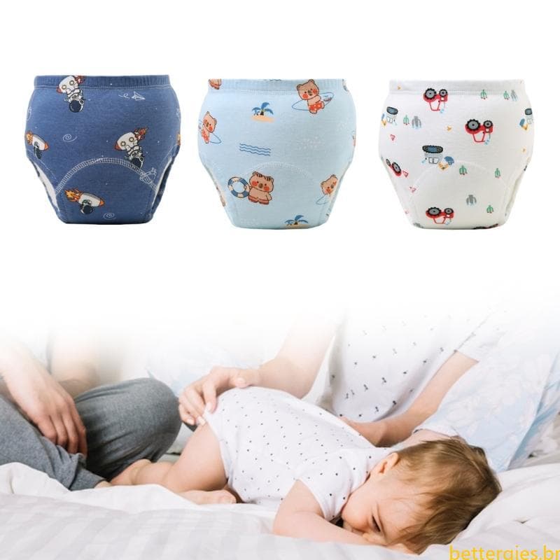 Bet Roupa Íntima Para Treinamento Infantil Calças Fraldas À Prova Vazamentos Laváveis