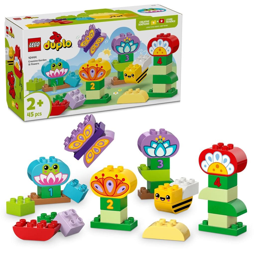 【IMPORTANTE: ENTREGA 20+ DIAS】LEGO Duplo Jardim de Flores da Cidade - Presente de Aniversário, Blocos de Montar