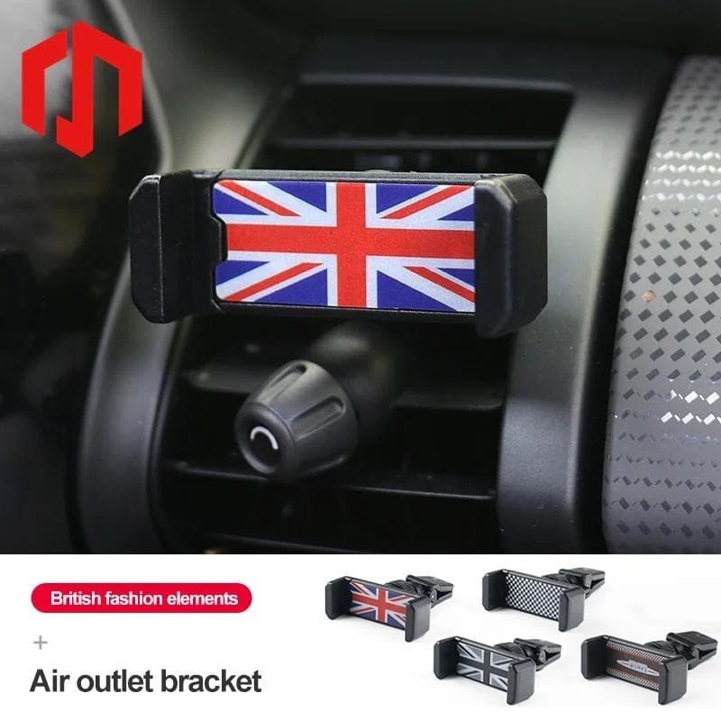 Universal Para Mini Cooper Acessórios Suporte Do Telefone Carro Ventilação De Ar Montagem R50 R53 R55 R56 R60 R61 F54 F5