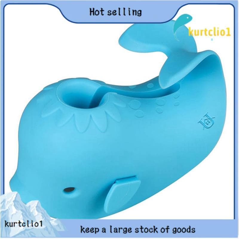 Capa De Torneira Do Banheiro Para Crianças , Bico De Banheira Bebês , Protetor De Silicone De Bebê Azul