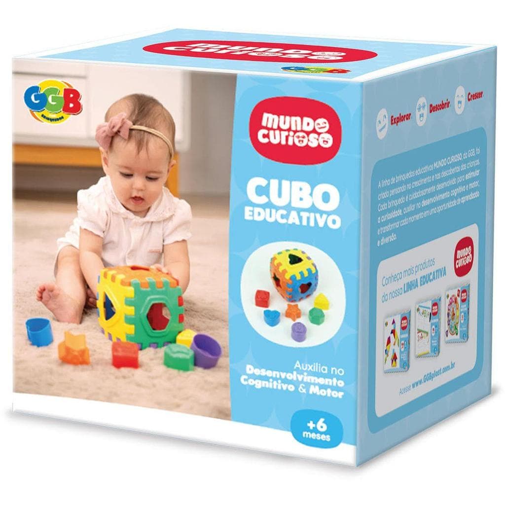 Brinquedo Educativo Cubo Educativo Ggb Plast