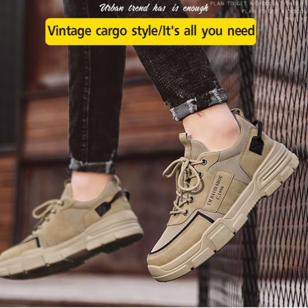 【Confortável】Antiderrapante Verão Calçados Masculinos Tênis Preto Casual/Respirável/Trabalho/Moda