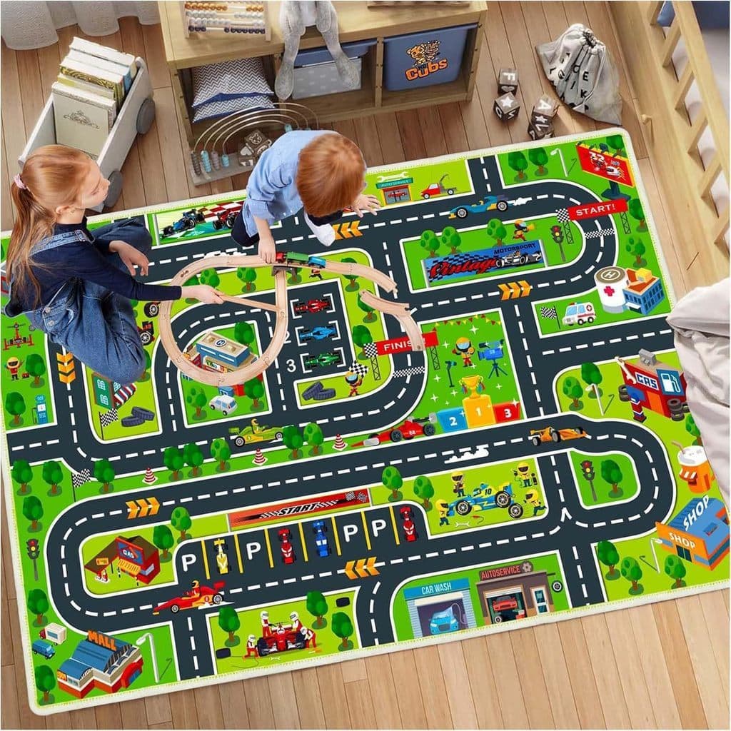 [Novo produto] pista de carro jogo infantil tapete de escalada sala de estar tapete antiderrapante jogo ao ar livre tape