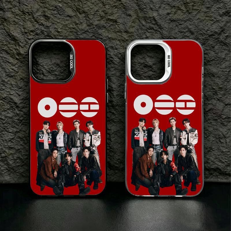 Não amarela Capinha para iPhone 17/16/15 Pro Max e Samsung NormalNova capa de celular à prova de choque da boy band BTS