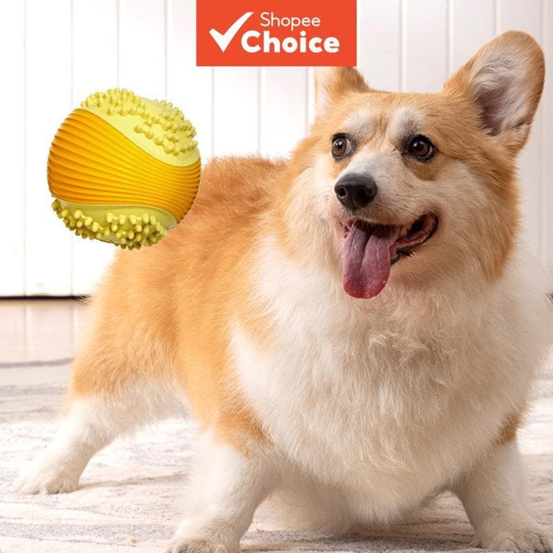 Brinquedo Durável Para Mastigar Cachorro Com Bola De Tênis Estridente Cães Médios E Grandes