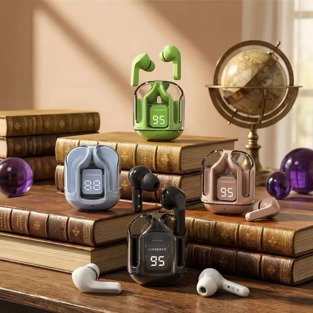 Fone De Ouvido NOVO Ruído Cancelando Earbuds Bluetooth Sem Fio HiFi Stereo Com Carregamento De Visor Digital JORGE
