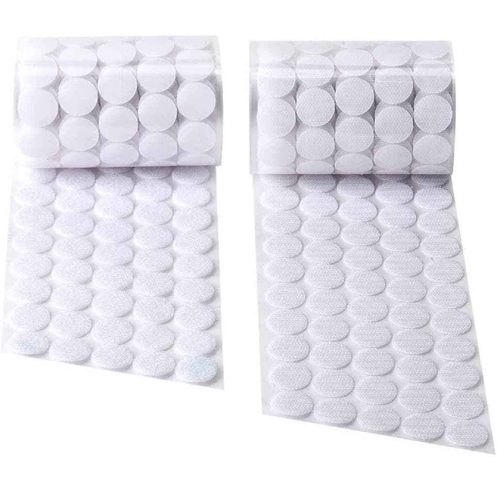 50 pares Velcro Fecho De Contato Autocolante adesivo redondo 20mm