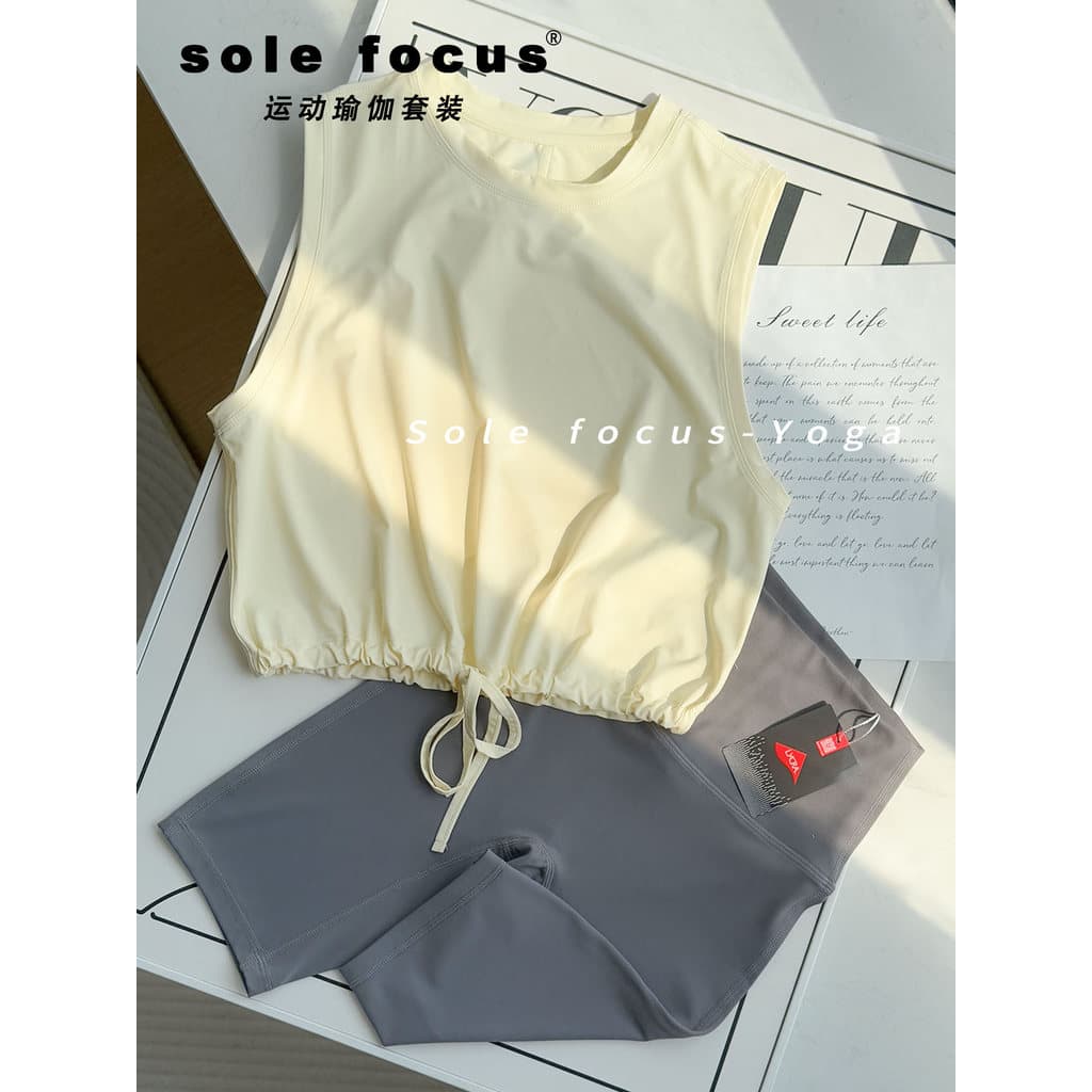 Roupas de Yoga ternos femininos bonitos de secagem rápida Pilates roupas de treinamento correndo esportes Fitness topos 