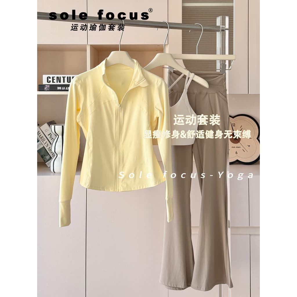 Terno esportivo 2026 novo estilo feminino estilo preguiçoso roupas de Fitness casuais versão coreana High-End roupas de 