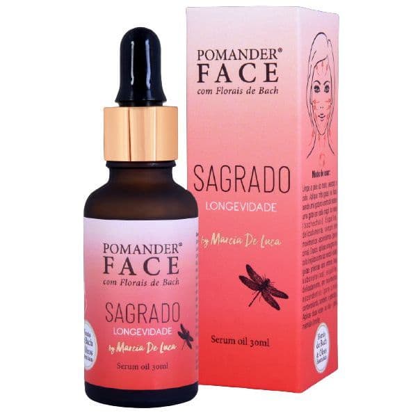 Pomander Face Sérum Oil Facial Sagrado Longevidade by Marcia de Luca 30ml Anti-idade