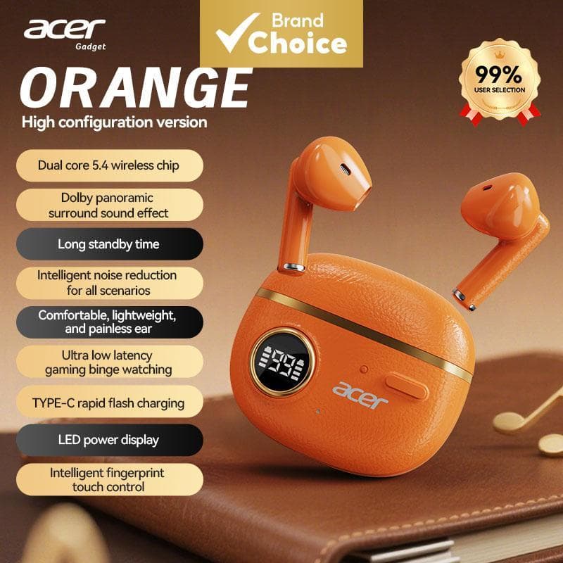 Fones de ouvido 2026 Novos fones de ouvido TWS sem fio Bluetooth, fones de ouvido com cancelamento de ruído, textura de