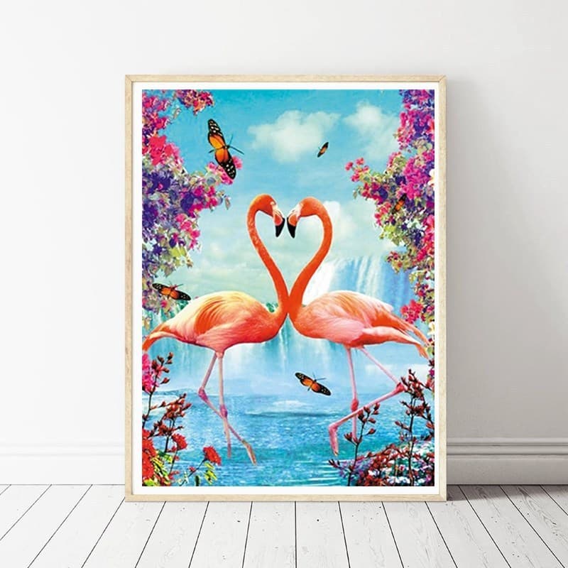 Pintura de Diamante 5D, Novo Modelo 2025, Diamante Completo, Tema Animal, para Sala de Estar e Entrada, Feito à Mão, com