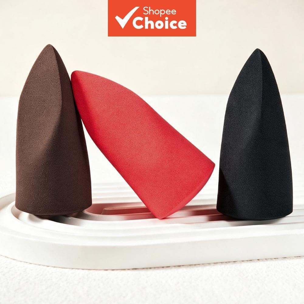 Esponja De Maquiagem Macia 3pcs Aplicador De Creme Líquido De Base Reutilizável