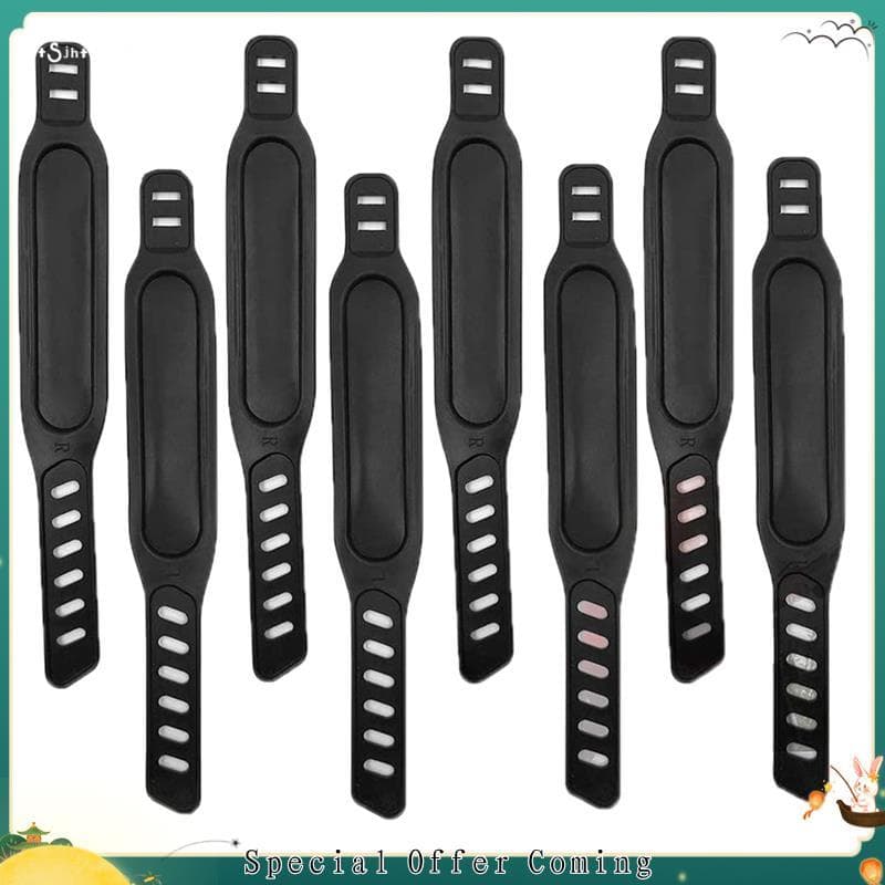 Heheshophhuuele18pcs Correias Para Pedais De Bicicleta Ergométrica , Alças Ajustáveis , Tiras Casa Ou Academia