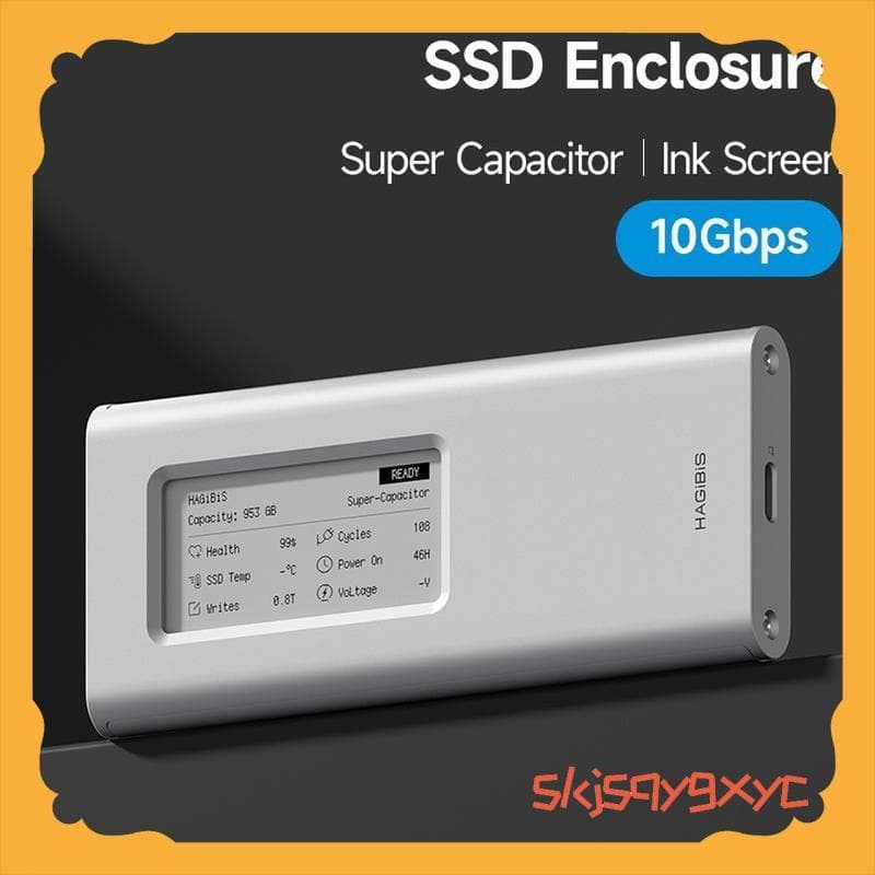 Gabinete SSD M . 2 NVMe Com Tela De Tinta De 10 Gbps Caixa Externa De Alumínio Para 2230/2242/2260/2280 skjsqygxyc.br