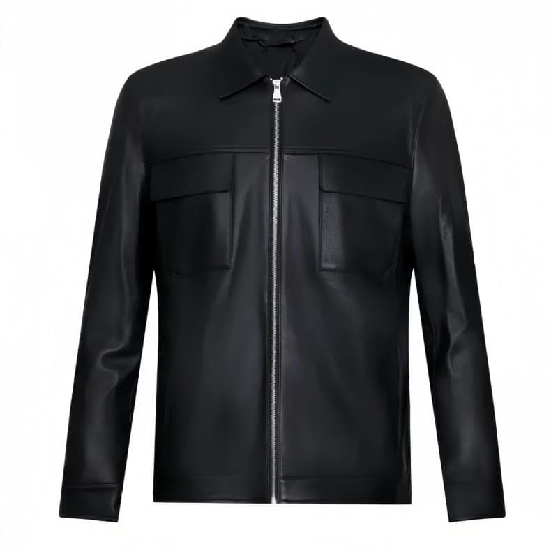 2026 novo estilo jaqueta de couro masculina primavera lapela jaqueta masculina superior à prova de vento jaqueta Casual 