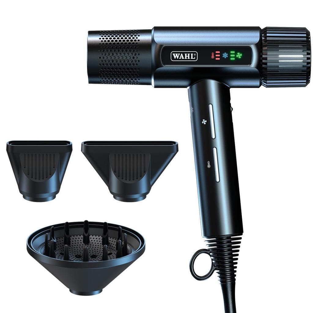 Secador de Cabelos Profissional Wahl Vanquish 127v 1600W Motor Smoothtone Preto