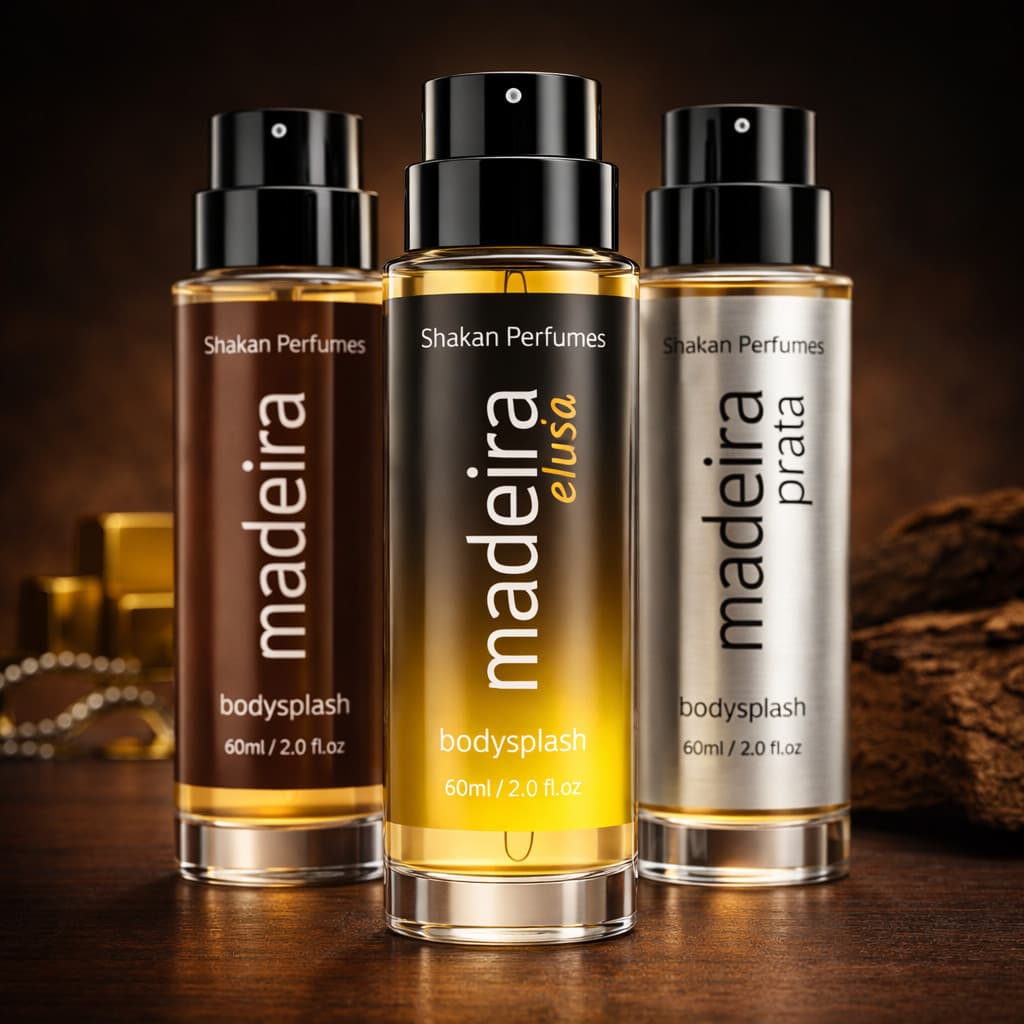 Kit 3 Bodysplash Masculino Amadeirado Gold Silver e Tradicional Importado